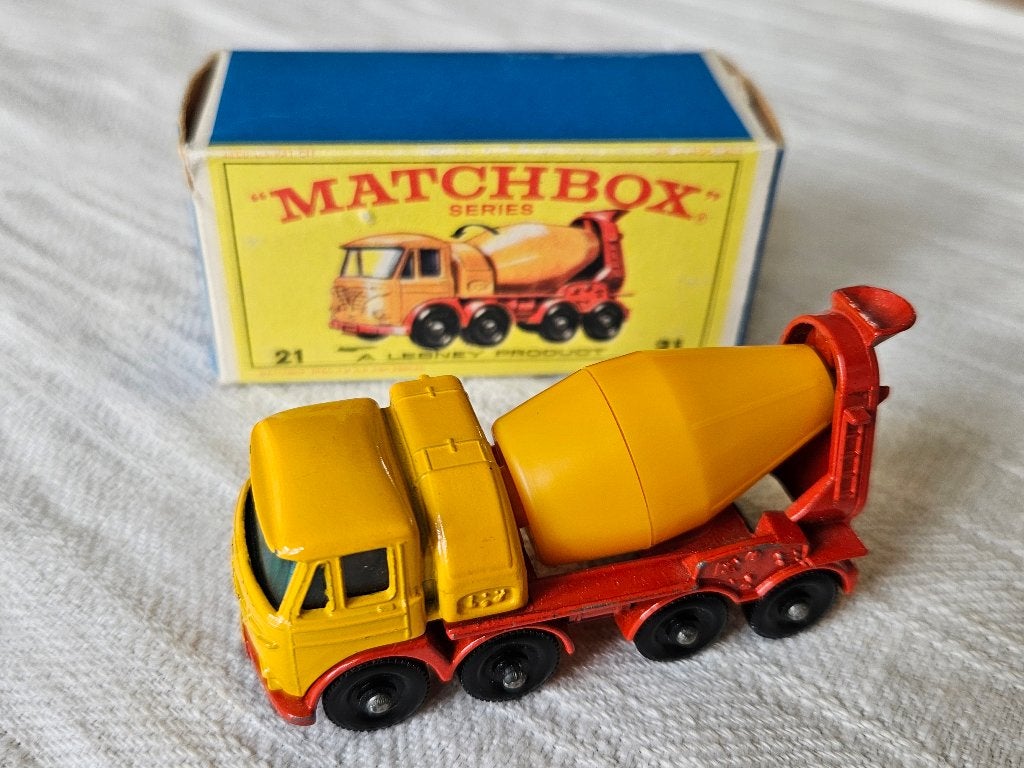 Lesney Matchbox  21D Foden Concrete Truck, Ophalen of Verzenden, Gebruikt, Bus of Vrachtwagen