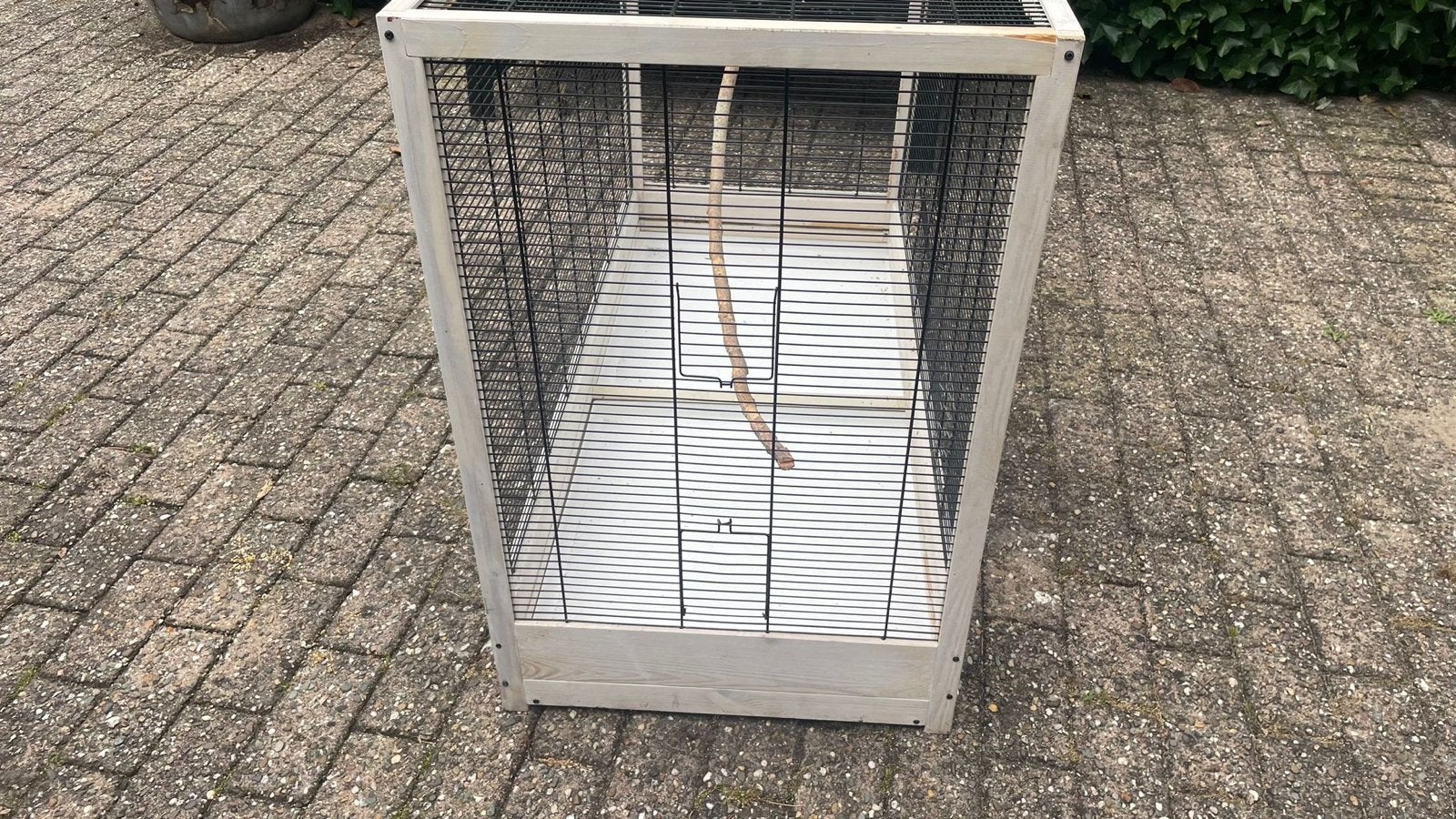 Vogel hok, Dieren en Toebehoren, Vogels | Hokken en Kooien, Zo goed als nieuw, Vogelkooi, Hout, Ophalen