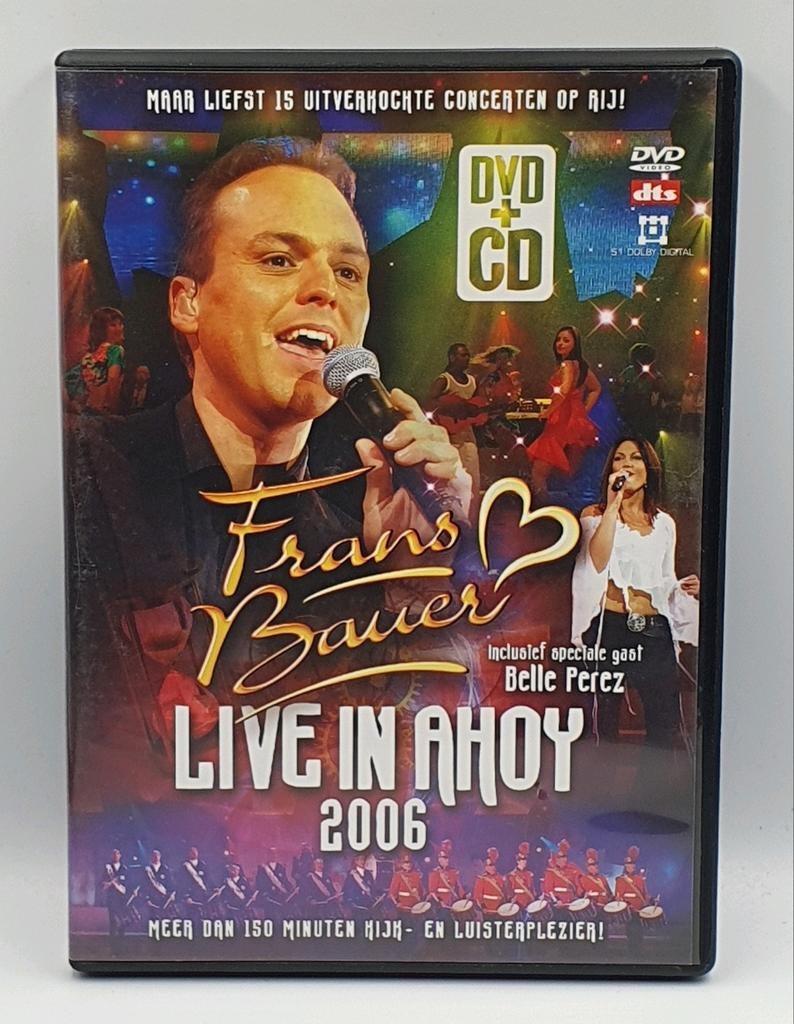 Te koop: Frans Bauer Live in Ahoy 2006 DVD + CD, Alle leeftijden, Ophalen of Verzenden, Gebruikt