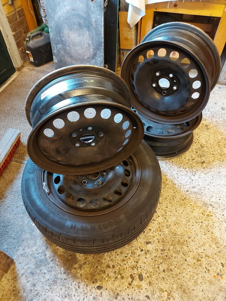 Stalen Velgen Passat variant, Ophalen