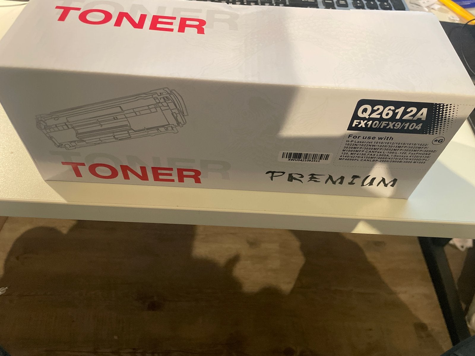 Toner Q2612A FX10/FX9/104 voor HP LaserJet en Canon, Ophalen of Verzenden, Nieuw, Toner