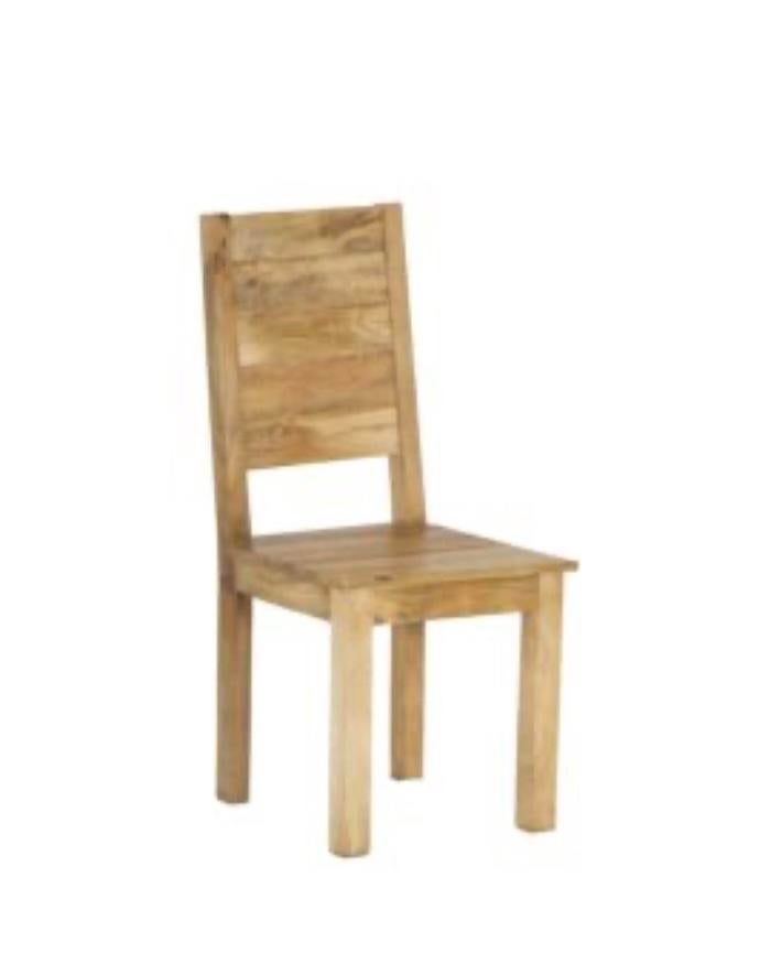 6 Houten Stoelen Mandalay - Mango Hout, Huis en Inrichting, Stoelen, Ophalen, Overige kleuren, Zo goed als nieuw, Vijf, Zes of meer stoelen