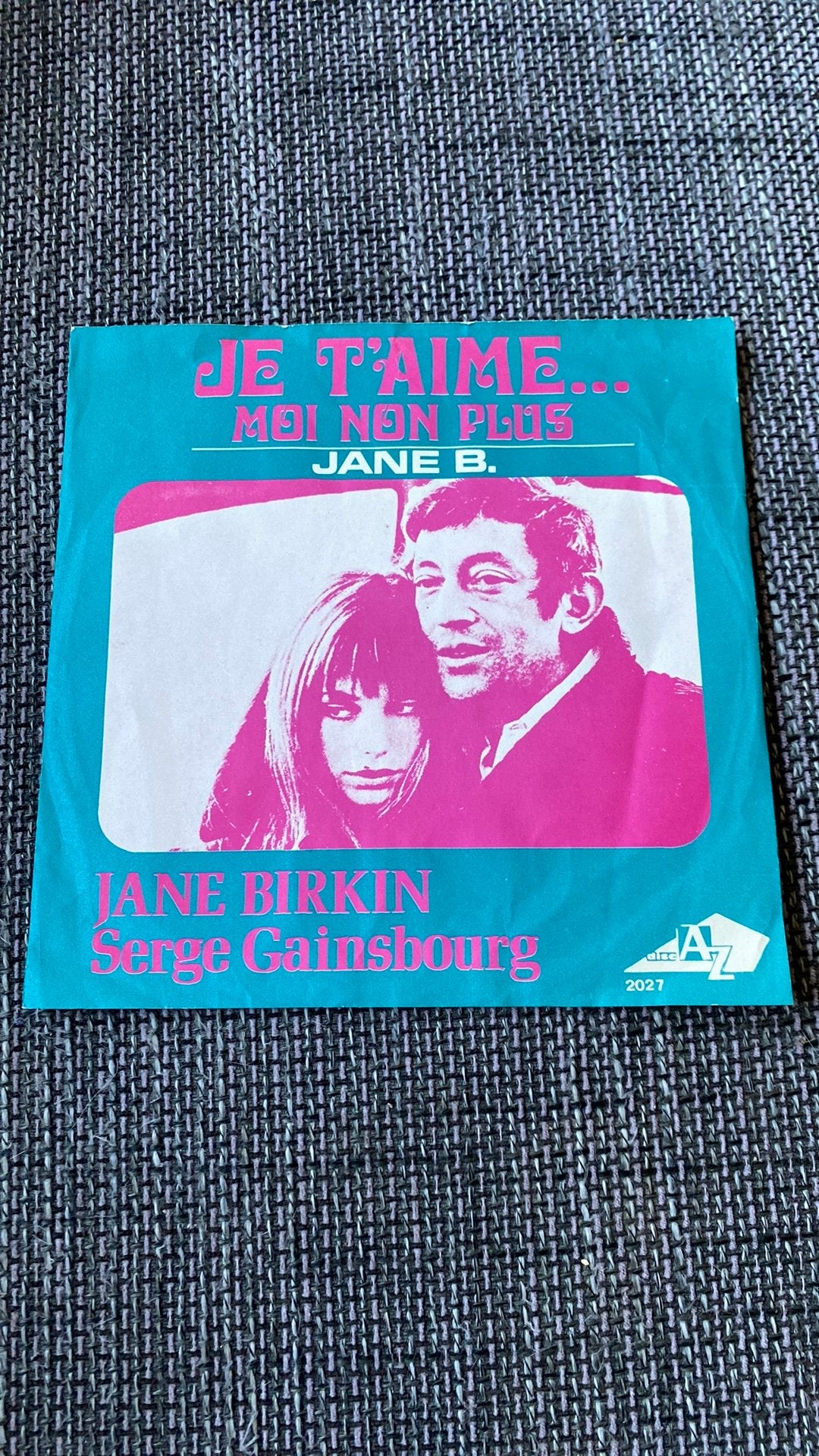 Vinyl single Serge Gainsbourg Jane - Je t’aime moi non plus, Cd's en Dvd's, Vinyl Singles, Ophalen of Verzenden, Zo goed als nieuw