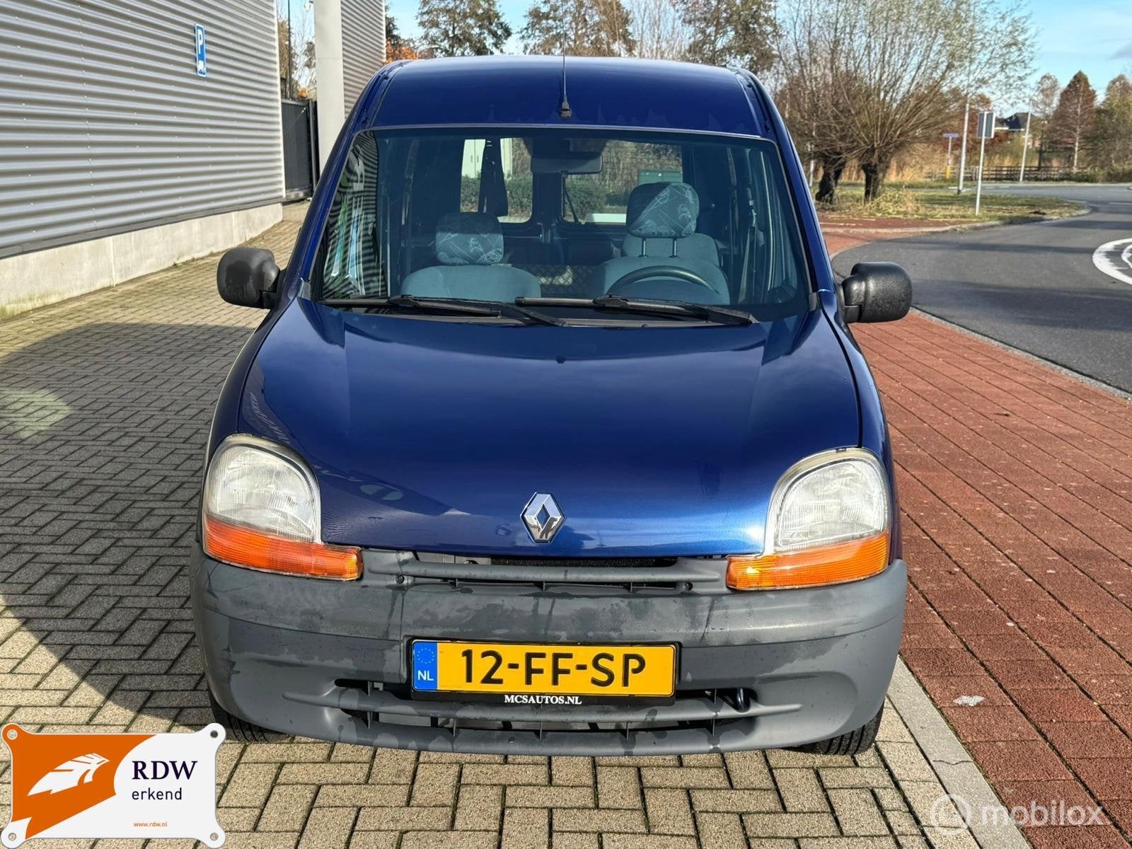 Renault Kangoo combi 1.4 Fidji|ROLSTOEL AUTO, Auto's, 4 cilinders, Blauw, Origineel Nederlands, Bedrijf