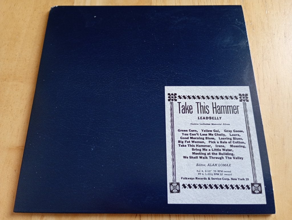 CD Leadbelly - Take This Hammer, Verzenden, Zo goed als nieuw, Blues, Album