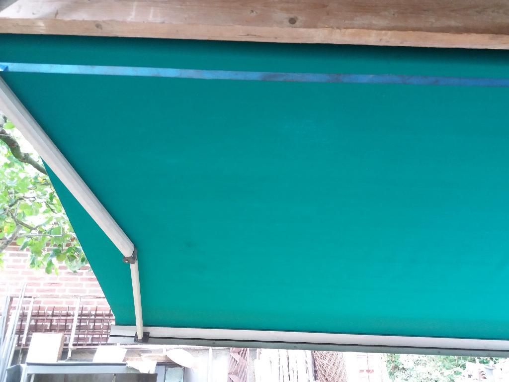 elektrisch knikarmscherm, Tuin en Terras, Zonneschermen, Ophalen, Gebruikt, Elektrisch, 150 tot 300 cm