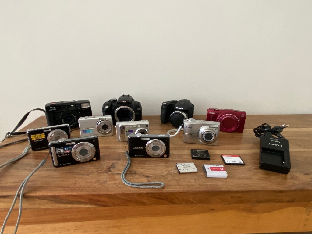 10 camera's te koop aangeboden, Overige typen, Overige Merken, 8 keer of meer, Ophalen