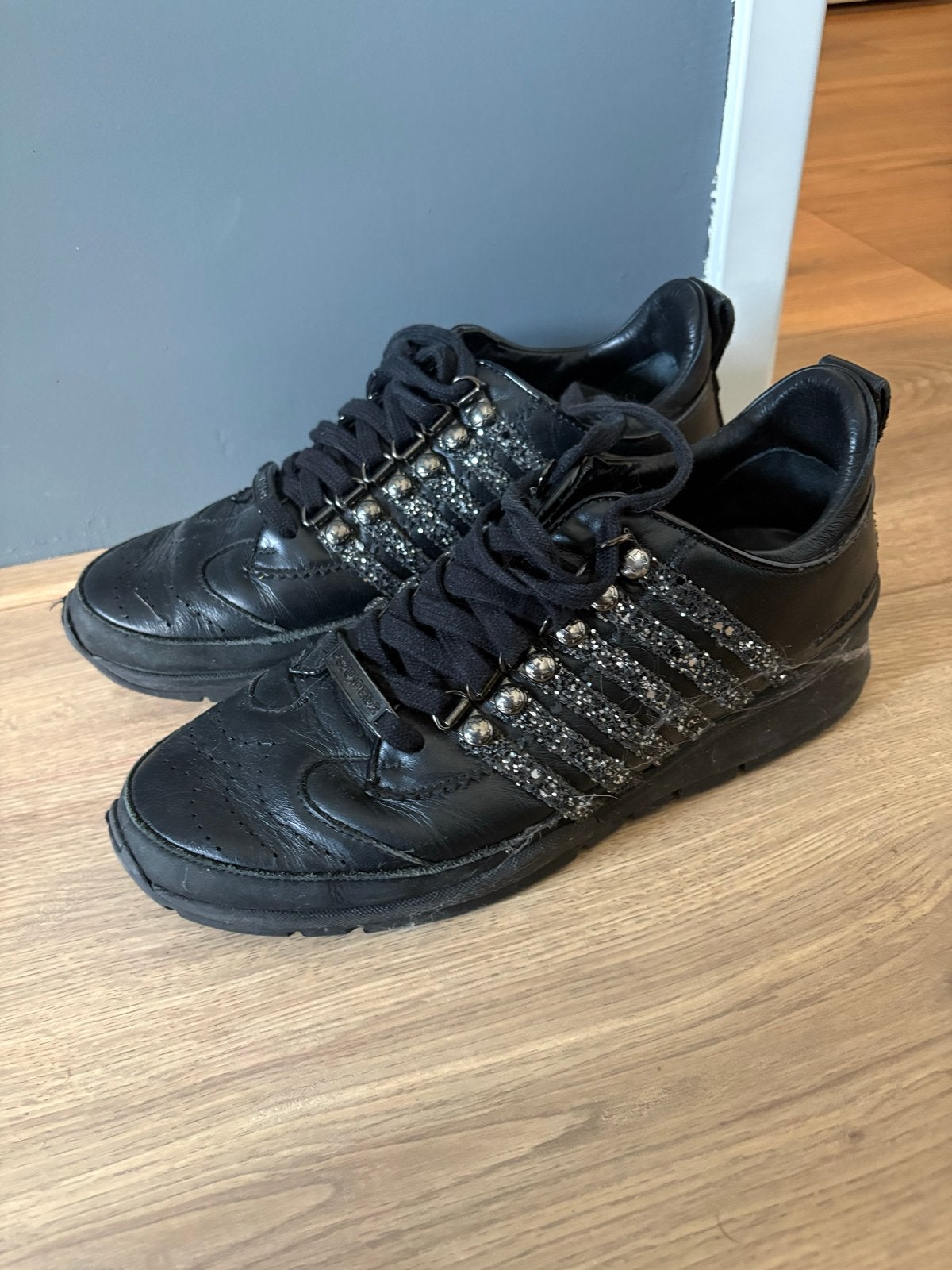Dsquared2 sneakers maat 39 1/2, Ophalen of Verzenden, Gedragen, Zwart, Sneakers of Gympen