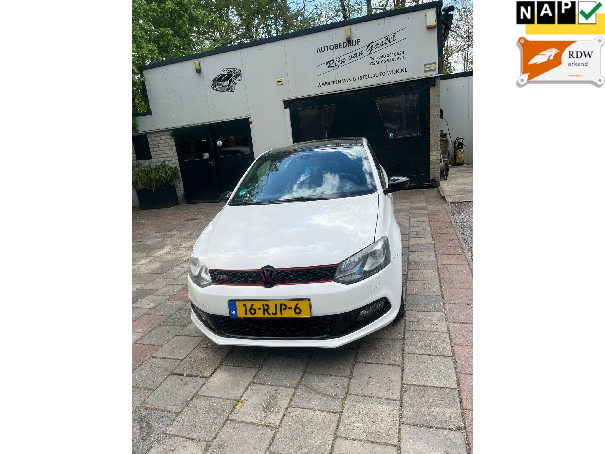 Volkswagen Polo 14tsi GTI PANARAMADAK. 1.4 TSI GTI, Auto's, Volkswagen, Euro 5, Stof, Zwart, 4 cilinders