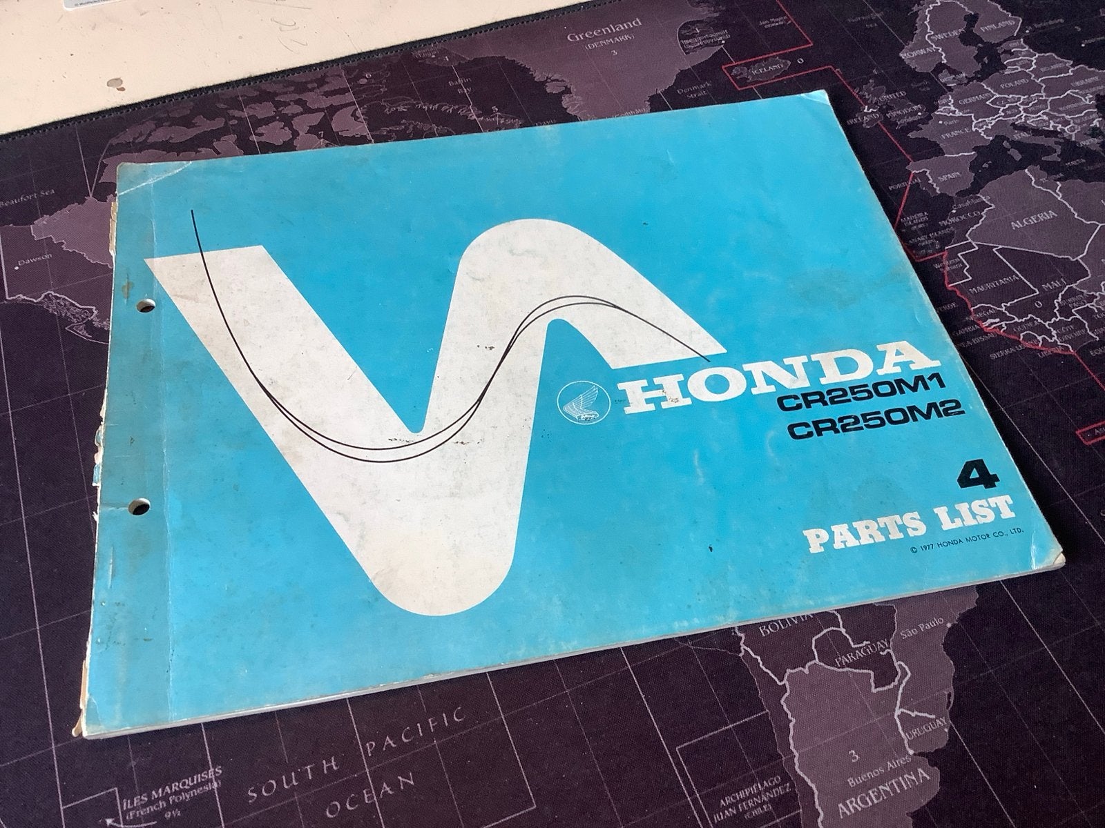 Honda CR250M1 CR250M2 Onderdelenlijst (Parts List), Motoren, Verzenden, Honda