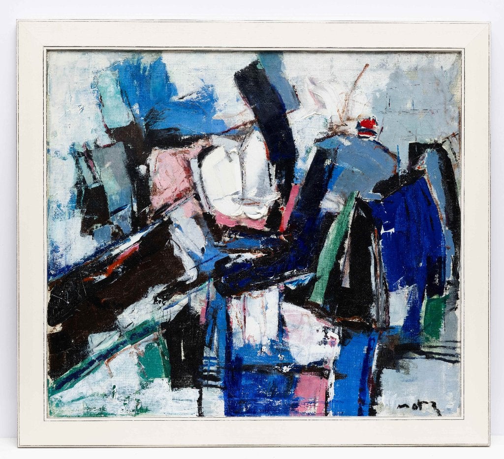 = Wim Motz 1900-1977 = abstracte compositie =, Ophalen