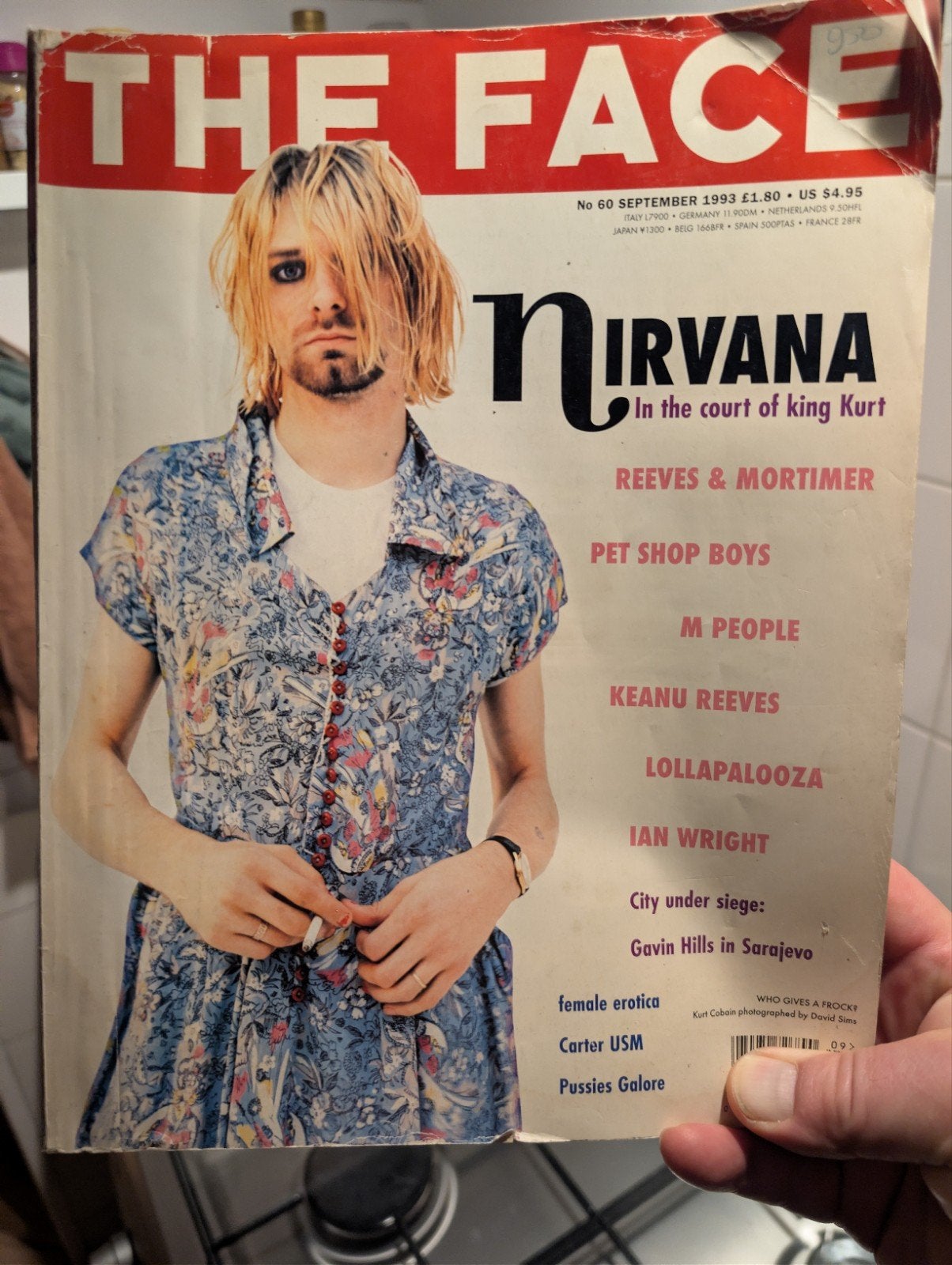 The Face met Nirvana (september 1993), Ophalen of Verzenden, Gelezen, Muziek, Film of Tv
