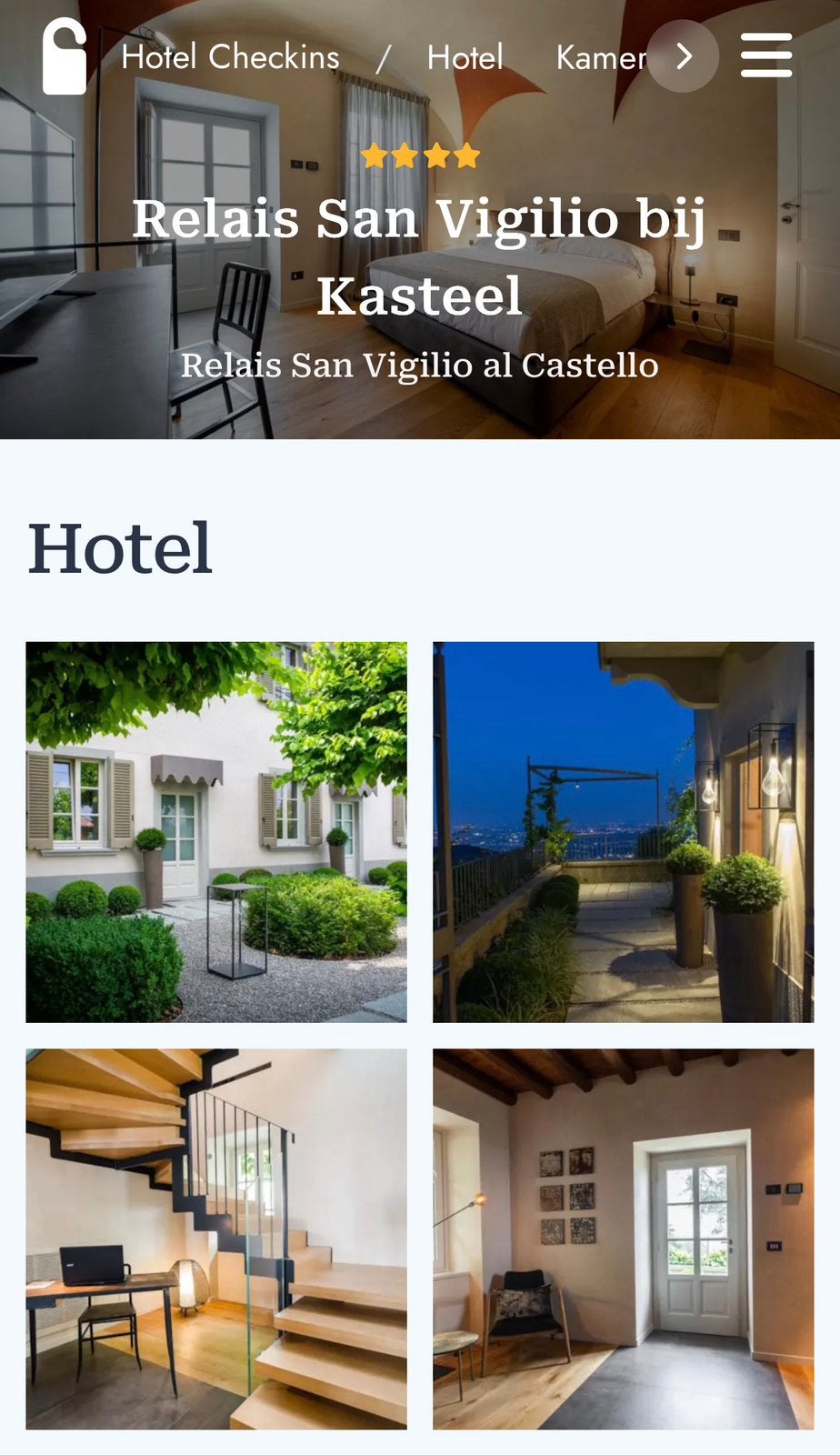 Voucher Hotel Relais San Vigilio Bergamo Italy, Twee personen, 3 overnachtingen of meer