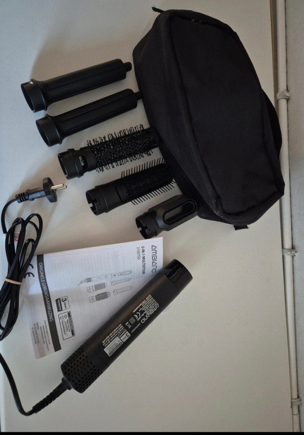 AMBIANO 5-in-1 Multistyler - Haarstyling Set, Ophalen of Verzenden, Zo goed als nieuw, Haarverzorging