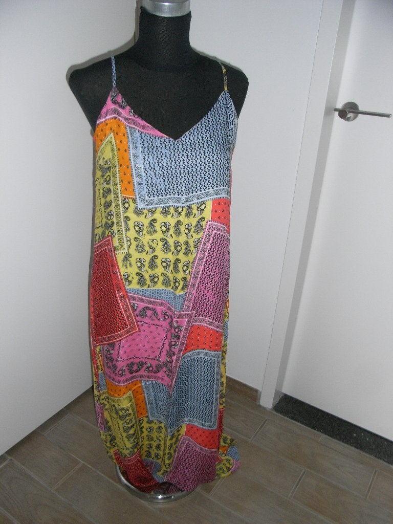 ESPRIT lange jurk/maxi jurk , rood/blauw/geel/roze mt 36/38, Meerkleurig, Nieuw, Ophalen of Verzenden, Maat 36 (S)
