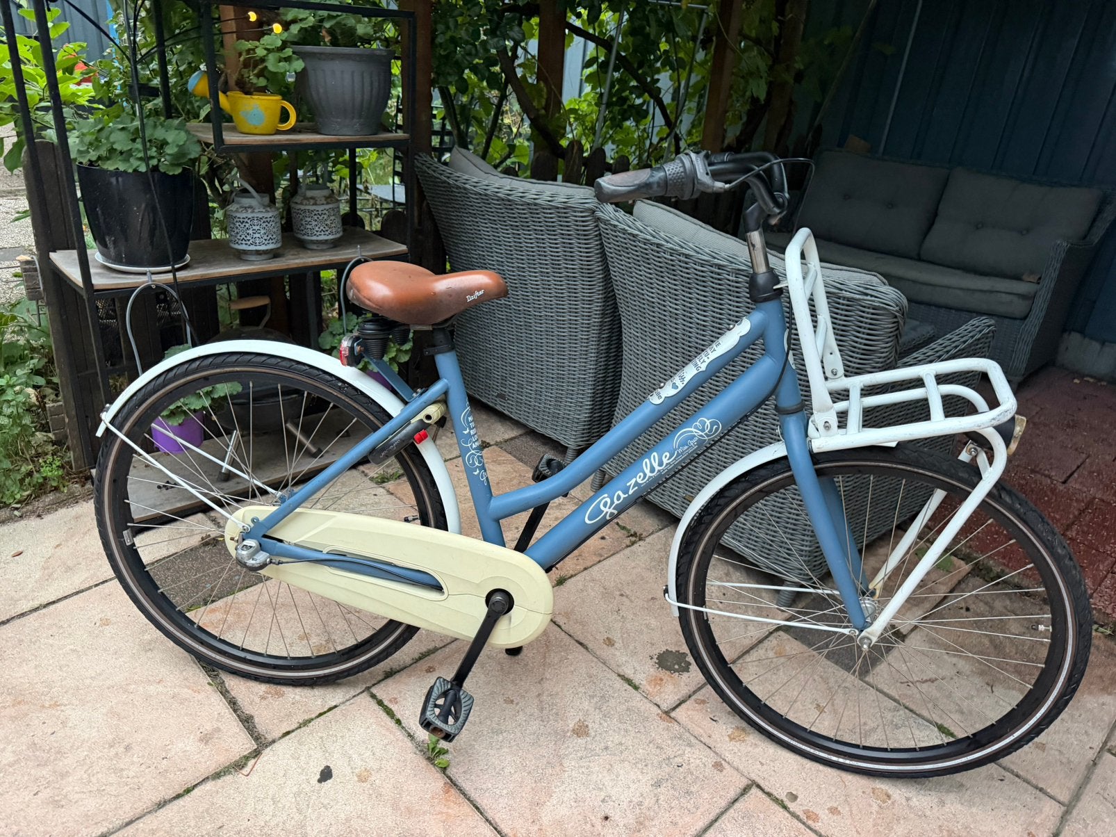 Gazelle Miss Grace meisjes fiets 26inch, Fietsen en Brommers, Ophalen, Terugtraprem, 26 inch of meer, Versnellingen