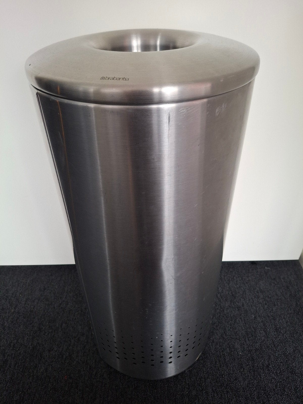 Brabantia wasmand - RVS - Modern design, Gebruikt, Ophalen of Verzenden, Zilver, Metaal