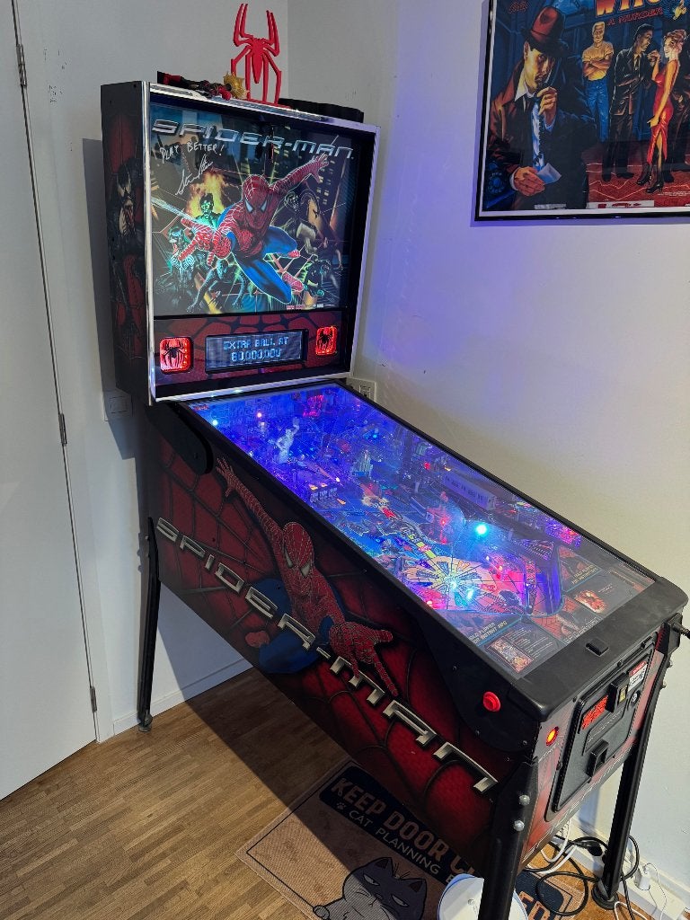 Flipperkast Spiderman, Verzamelen, Automaten | Flipperkasten, Ophalen, Stern, Zo goed als nieuw, Dot-matrix