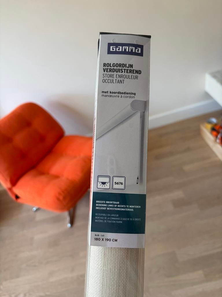 Nieuw Gamma verduisterend rolgordijn 180x190 cm, Ophalen, Nieuw, Minder dan 5 m²