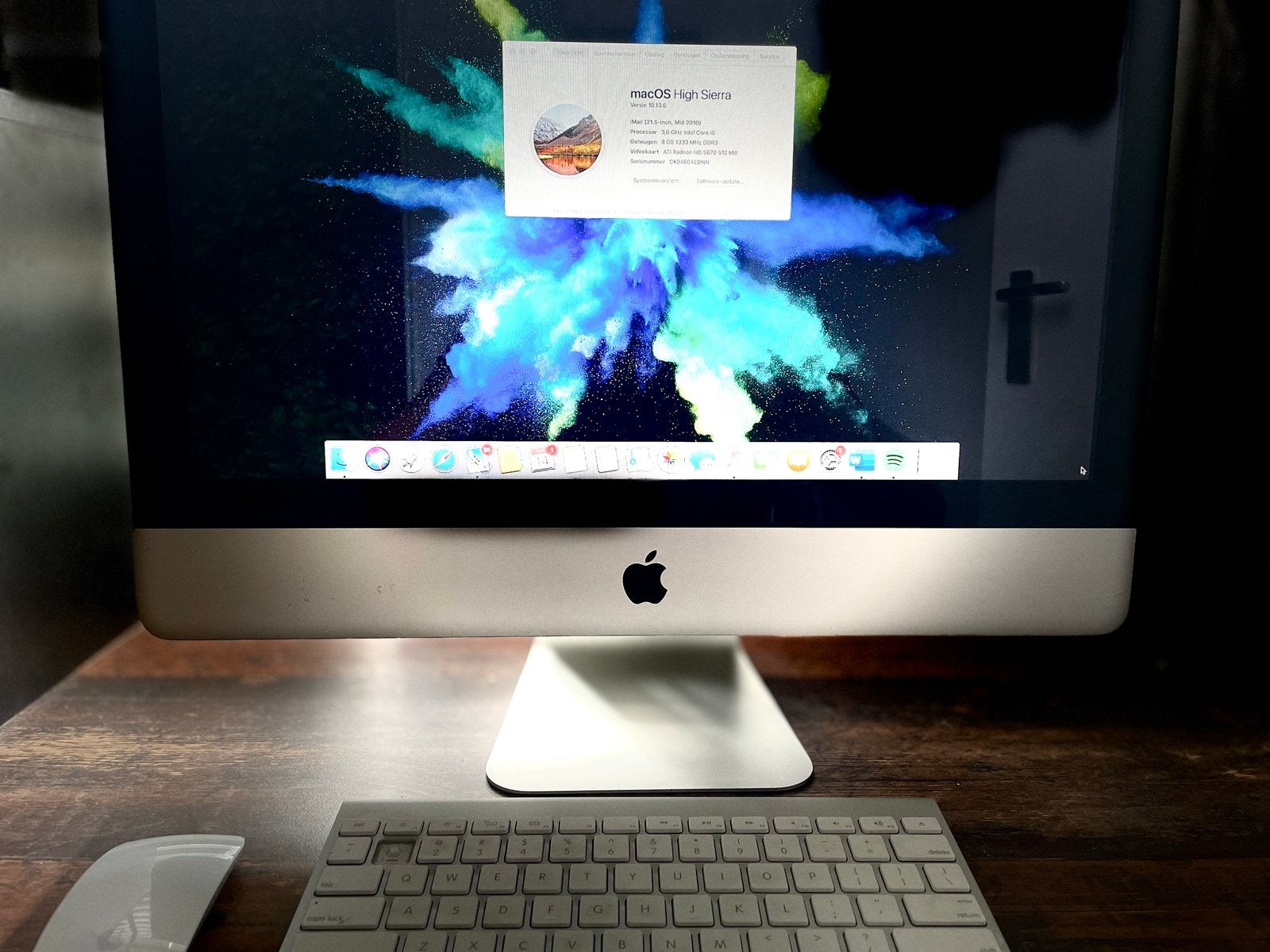 Apple iMac 21,5-inch (2010) incl muis en keyboard, Computers en Software, Apple Desktops, Ophalen, Gebruikt, 2 tot 3 Ghz, IMac