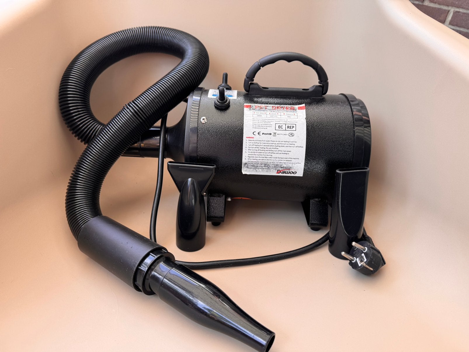 Waterblazer hond ,Pet dryer, Dawoo 2800w, Dieren en Toebehoren, Honden-accessoires, Ophalen, Gebruikt