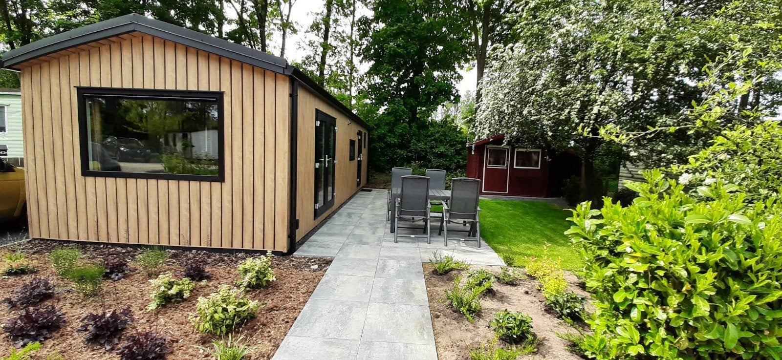 Te huur: 4 persoons chalet op de Veluwe, 2 slaapkamers, Gelderland en Veluwe, Zwembad, Chalet, Bungalow of Caravan