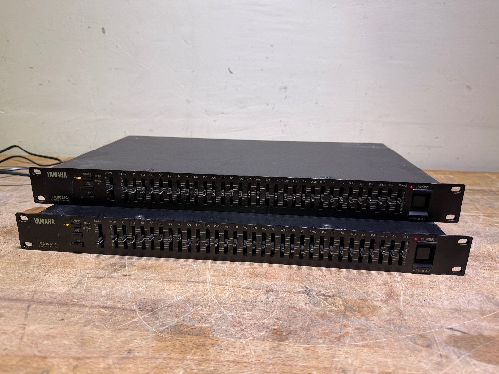 Yamaha GQ1031C Graphic Equalizer (2 stuks), Muziek en Instrumenten, Ophalen of Verzenden, Gebruikt, Equalizer