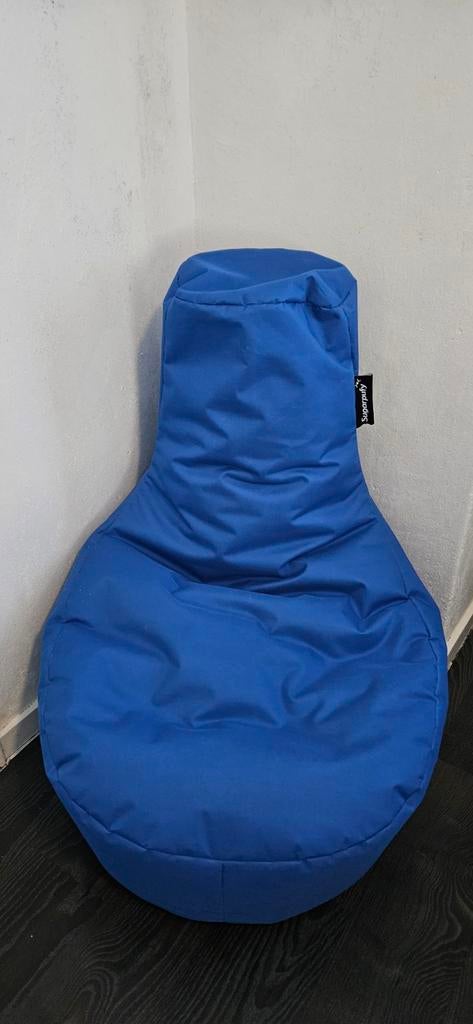Mooie blauwe zitzak - Zo goed als nieuw, Ophalen, Zo goed als nieuw, Blauw, Zitzak