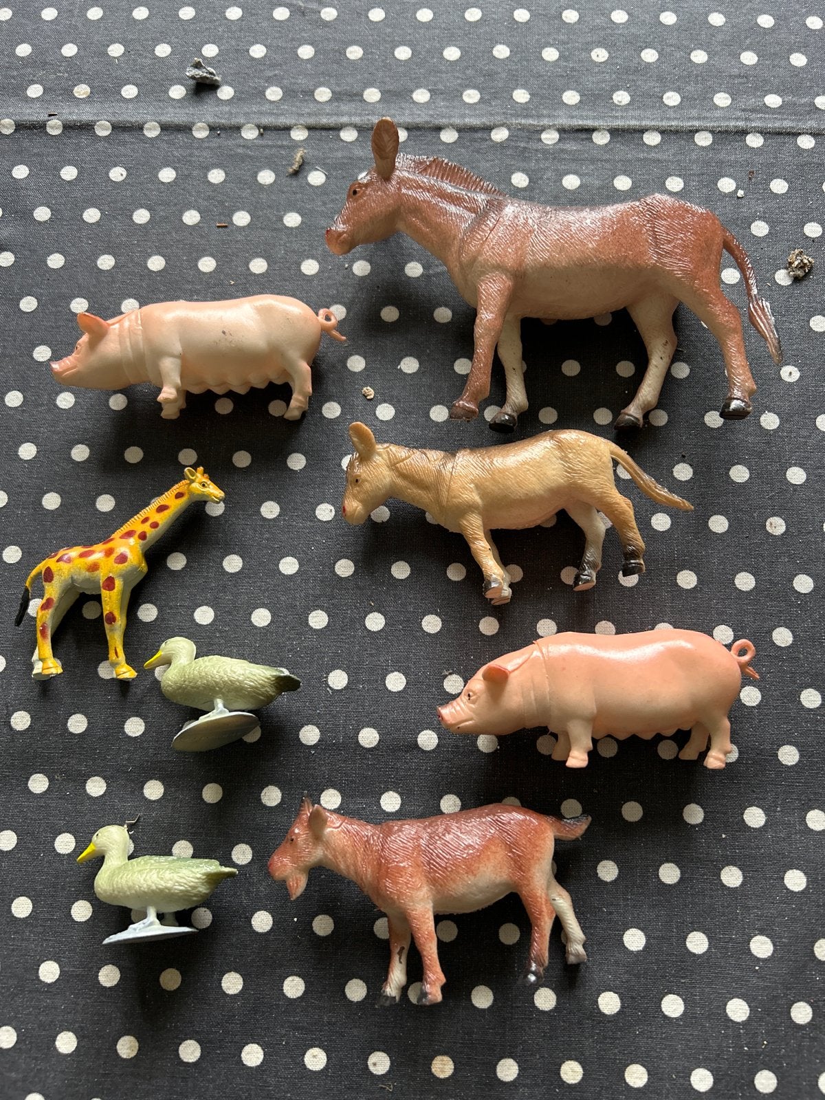 Dierenfiguren speelgoed set - boerderij en safari, Ophalen of Verzenden, Gebruikt, Jongen of Meisje