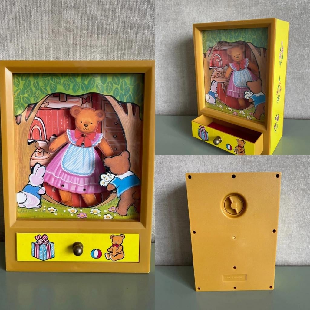 Zeldzame 1980s  Teddybeer Muziekdoos Vader Jaco, Verzamelen, Speelgoed, Gebruikt, Ophalen of Verzenden