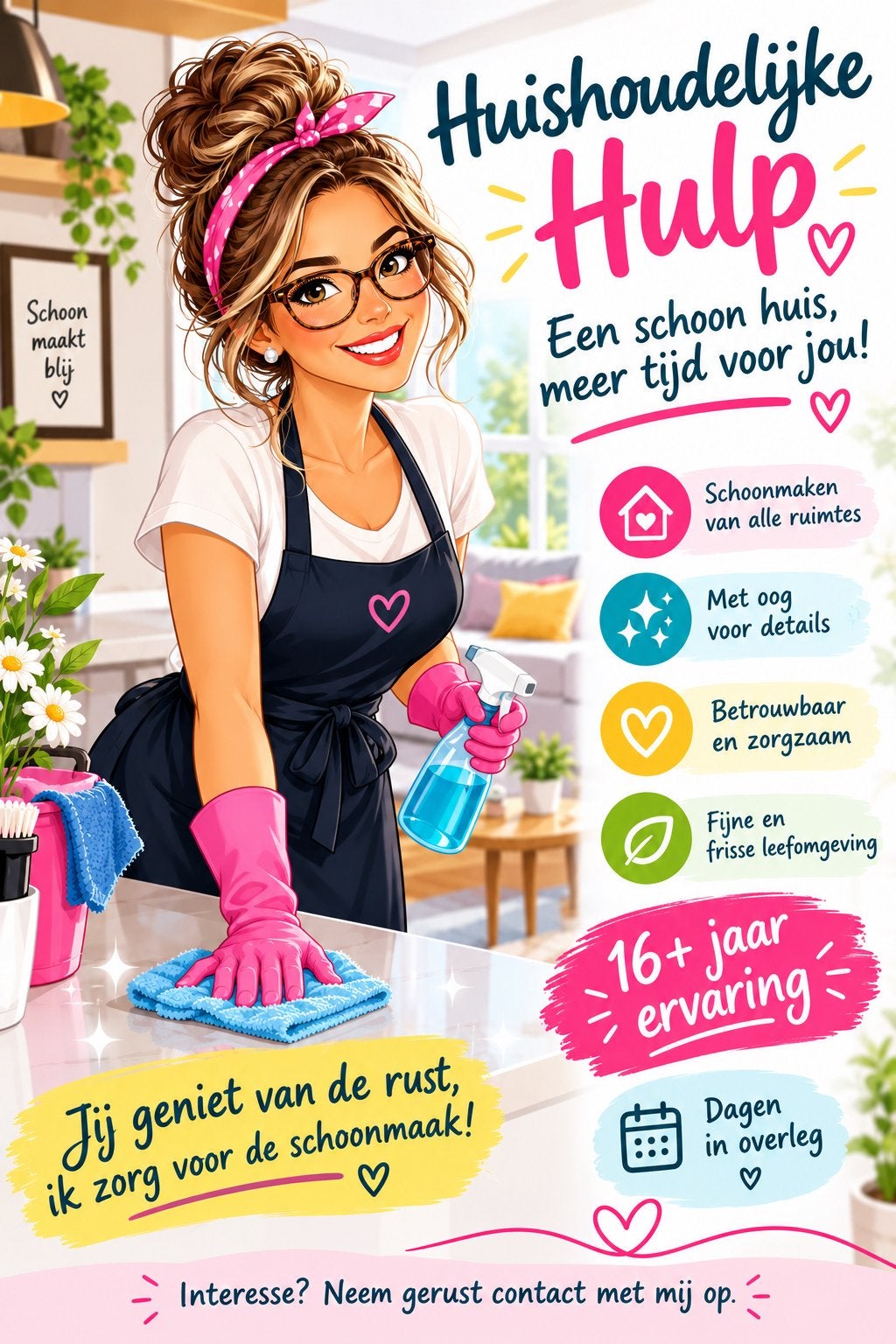 Huishoudelijk hulp aangeboden, Vacatures, Vanaf 10 jaar, Overige vormen