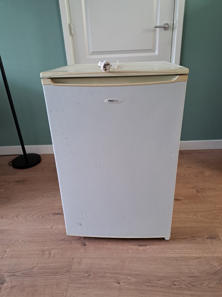 Tafelmodel vriezer Proline drie lades en één vak, Gebruikt, Minder dan 85 cm, Minder dan 60 cm, Vrijstaand