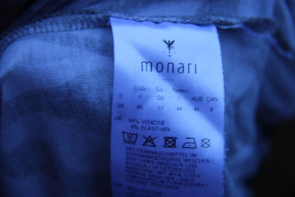 Blouson grijs/ kaki Monari mt 38 Vaste prijs, Maat 38/40 (M), Zo goed als nieuw, Grijs, Verzenden