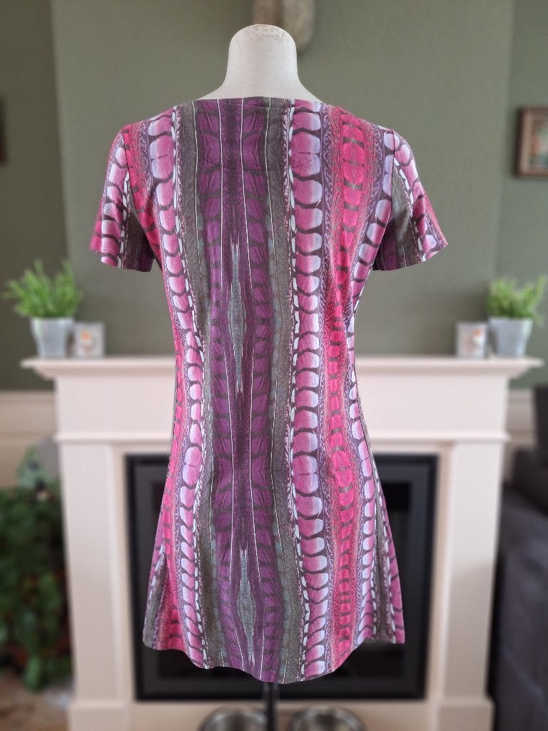 Suèdine mooie Custo Barcelona jurk S 36, Kleding | Dames, Custo, Verzenden, Paars, Zo goed als nieuw