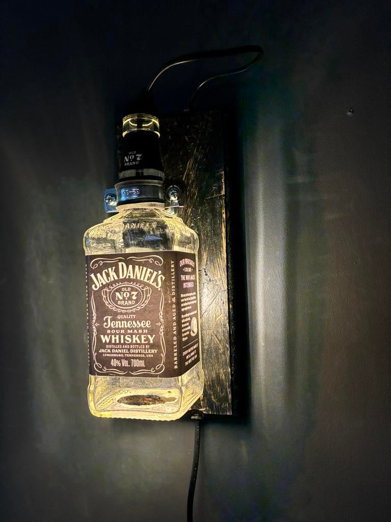 Jack Daniel’s wandlamp, Ophalen of Verzenden, Nieuw, Glas, Mancave, vaderdag