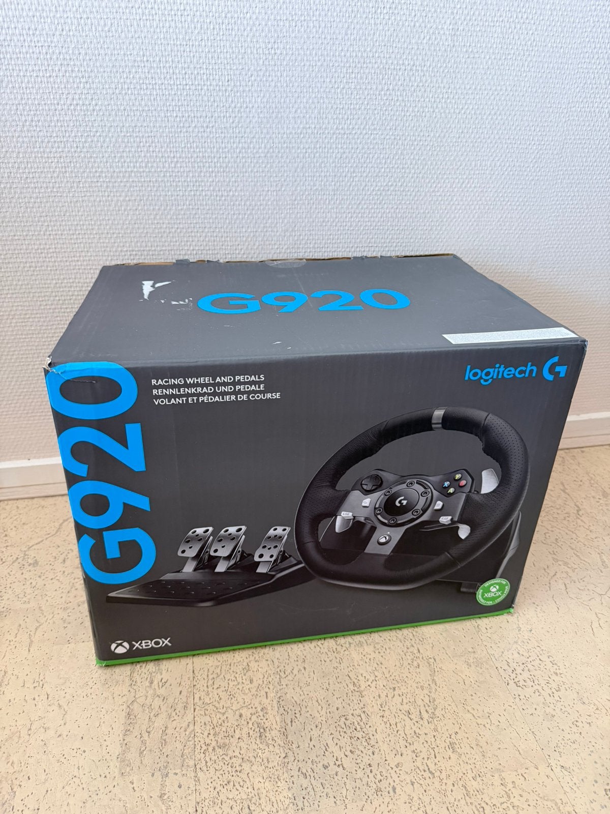 Logitech g920, Spelcomputers en Games, Spelcomputers | Xbox | Accessoires, Ophalen of Verzenden, Zo goed als nieuw, Stuurtje of Sportattribuut