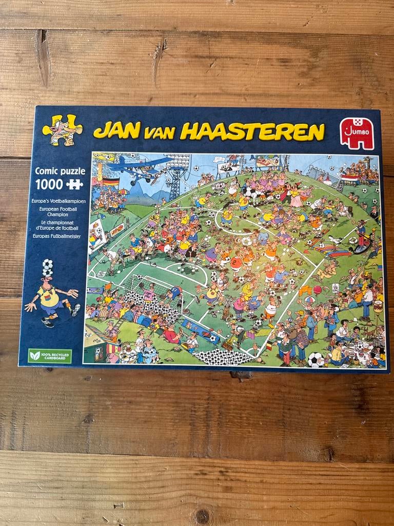 Jan van Haasteren Comic Puzzel 1000 stukjes Voetbal, Ophalen of Verzenden, 500 t/m 1500 stukjes, Zo goed als nieuw, Legpuzzel