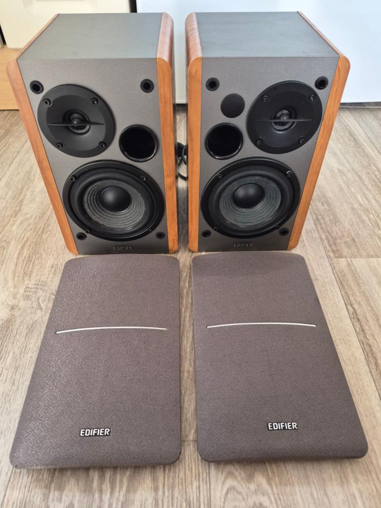 Edifier R1280T actieve boekenplank speakers - Hout, Overige merken, Gebruikt, Ophalen of Verzenden, Minder dan 60 watt