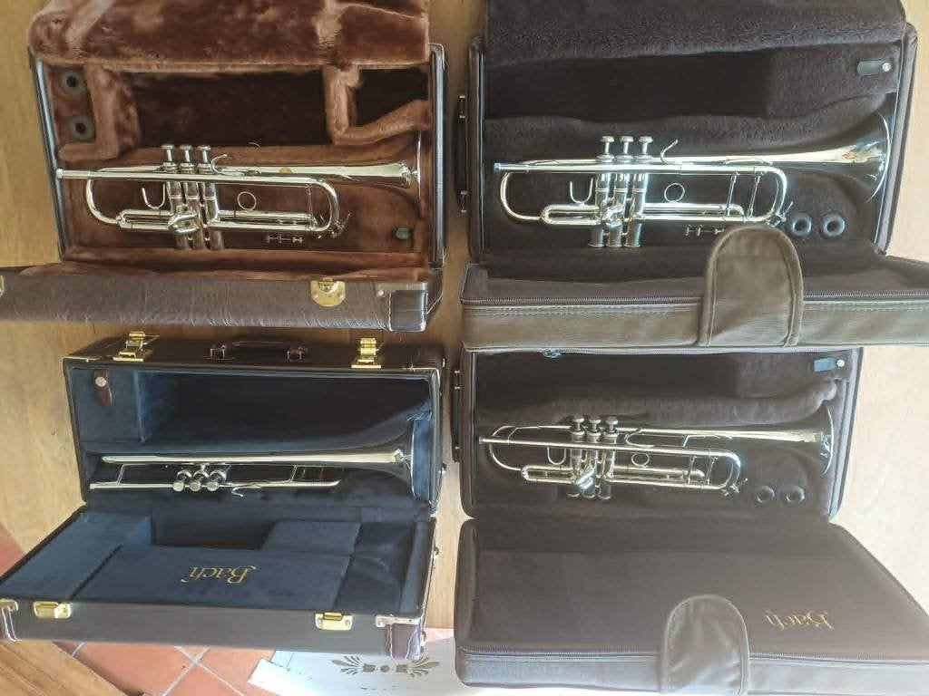 Trompet Bach Stradivarius, Muziek en Instrumenten, Blaasinstrumenten | Trompetten, Ophalen of Verzenden, Zo goed als nieuw, Bes-trompet