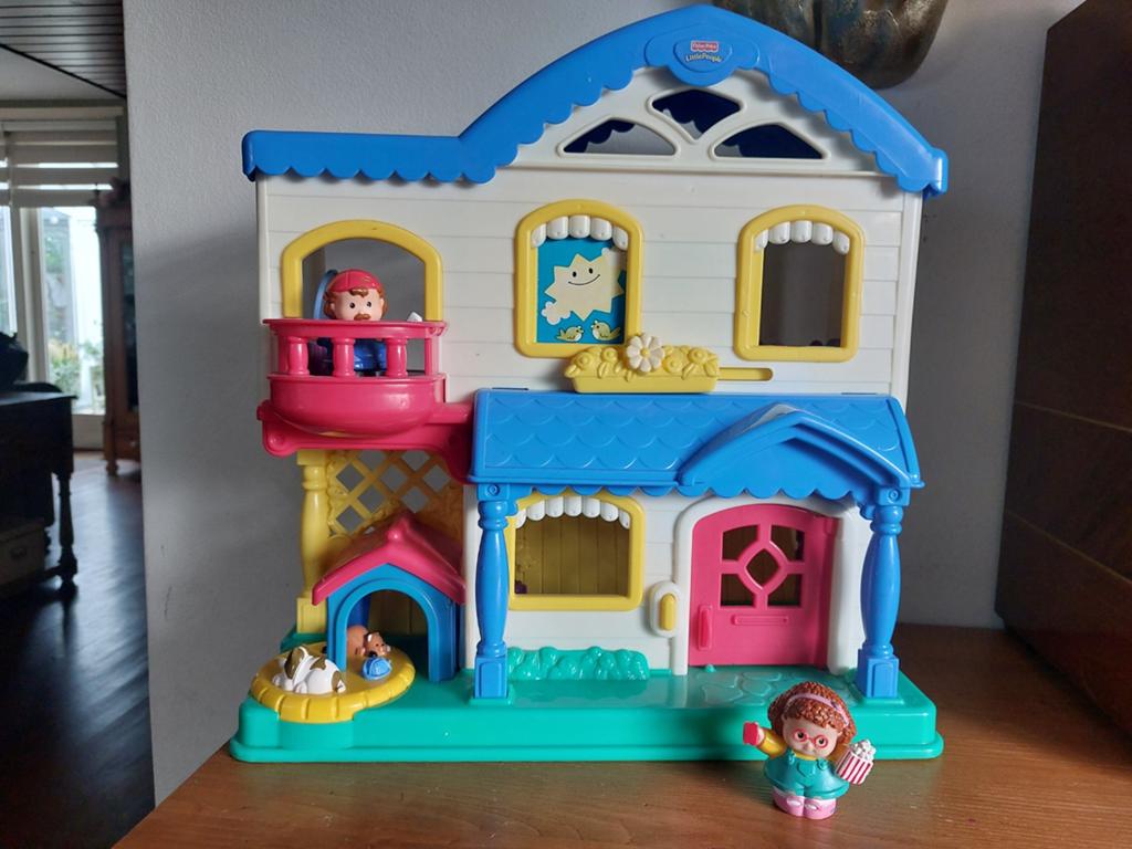 Little people huis/brandweer/reuzenrad/draaimolen, Ophalen of Verzenden, Zo goed als nieuw, Speelset, Met licht