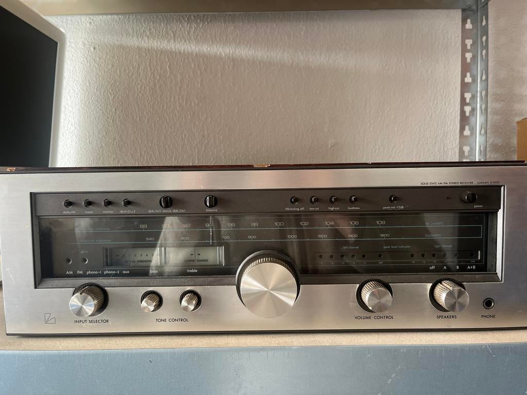 Luxman R-1050 receiver, Gebruikt, 60 tot 120 watt, Stereo, Ophalen