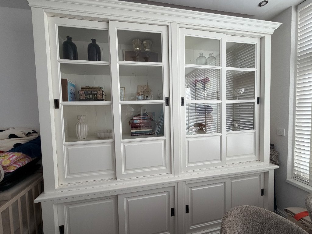 Witte buffetkast Rofra Home, Ophalen, Gebruikt, 200 cm of meer, 200 cm of meer