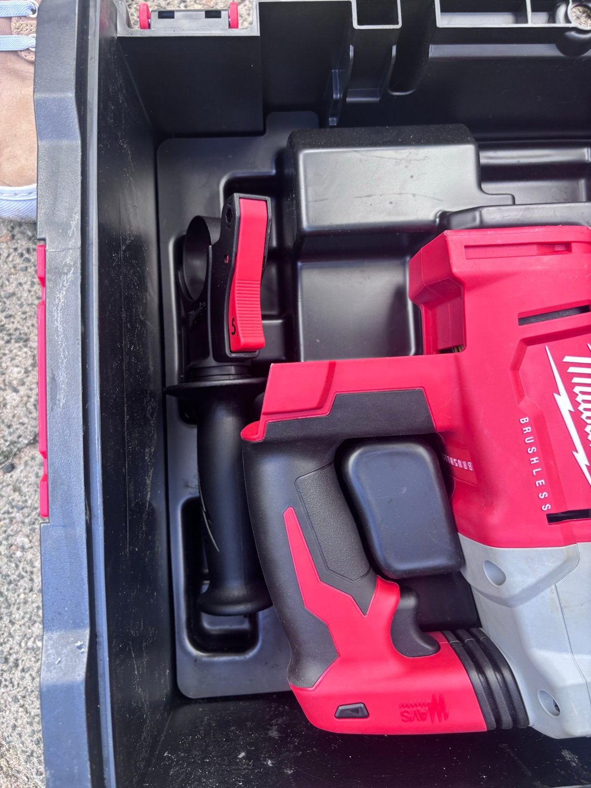 Milwaukee M18 BLHX-0 Boorhamer - Zo goed als nieuw, 600 watt of meer, Boor- en/of Breekhamer, Ophalen of Verzenden, Zo goed als nieuw