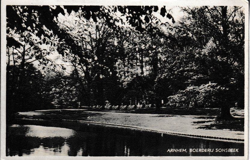 ARNHEM-SONSBEEK - BOERDERIJ, Verzamelen, Ansichtkaarten | Nederland, Gelopen, Gelderland, 1920 tot 1940, Ophalen of Verzenden