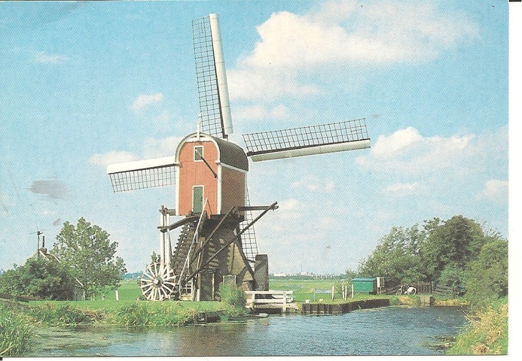 Wipmolen "De Vrouw Venner" Poldermolen Oude Ade, Ophalen of Verzenden, 1980 tot heden, Ongelopen, Zuid-Holland