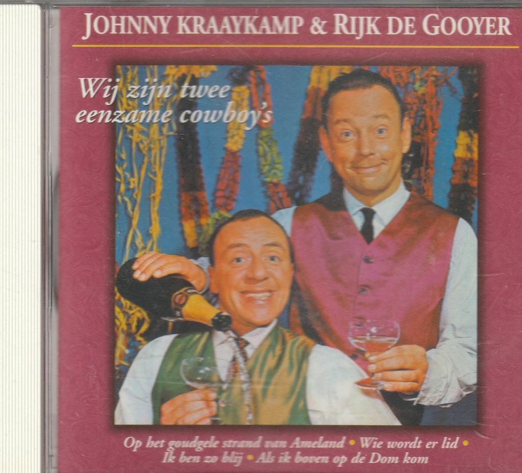 Johnny Kraaykamp & Rijk De Gooyer  Twee eenzame Cowboys, Verzenden, Zo goed als nieuw, Levenslied of Smartlap