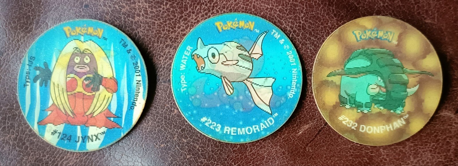 3 Pokemon Flippo's nr 34, 53 en 65, Ophalen of Verzenden, Losse flippo's