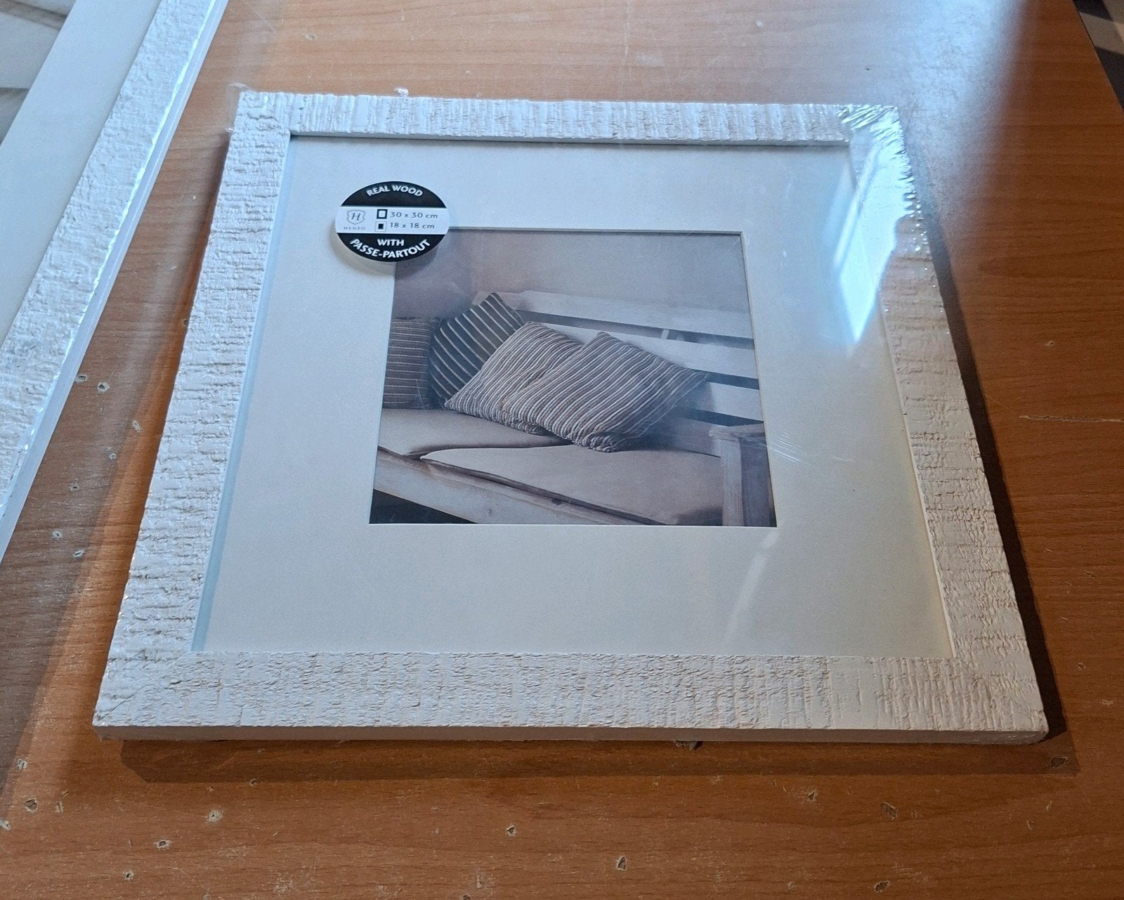 Nieuw | Fotolijst | 30x30cm | wit, Beige, Hangend, Nieuw, Ophalen of Verzenden