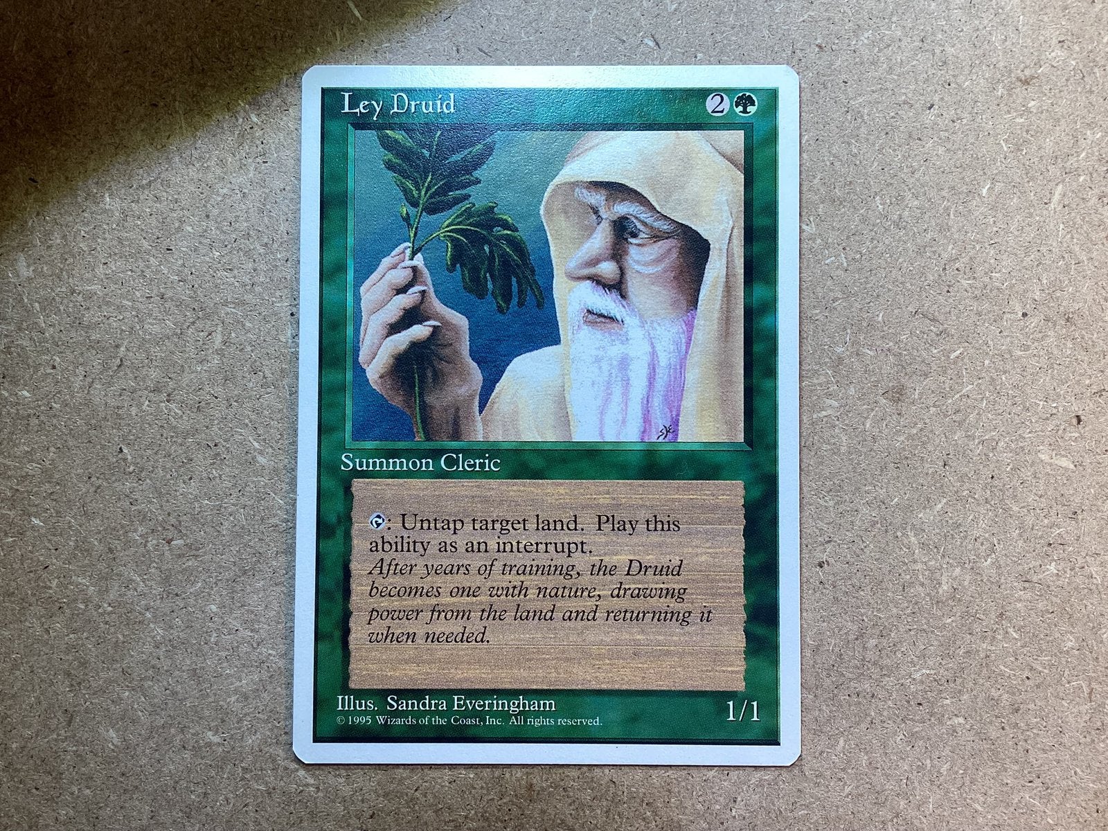 1x Ley Druid (Excellent), Ophalen of Verzenden, Zo goed als nieuw, Losse kaart
