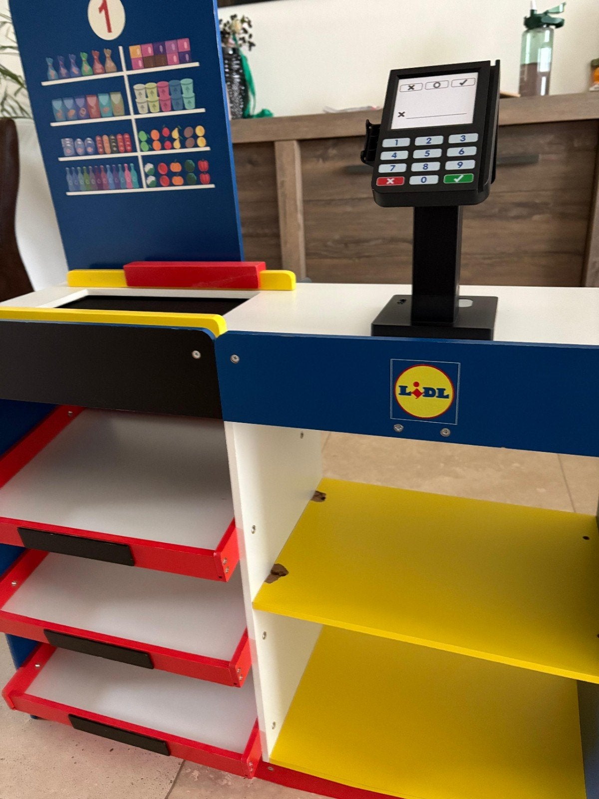 Lidl Houten Speelsupermarkt voor €10, Ophalen, Gebruikt, Jongen of Meisje